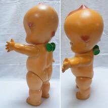 ビンテージ☆高さ約40cm 緑の羽根 キューピー☆日本製 JAPAN キューピー人形 キューピーちゃん 緑 羽 人形 レトロ 80_画像4