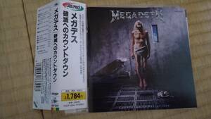 【帯付 国内盤】　MEGADETH　 COUNTDOWN TO EXTINCTION　 メガデス　破滅へのカウントダウン