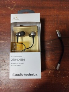 Audio-Technica ATH-CKR50 ブラック　オーディオテクニカイヤホン　UGREEN　USB-cイヤホン変換ケーブル付　