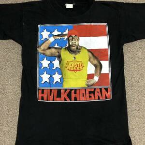 Hulk Hogan Hulkster Rules vintage Tシャツ WWE WWF ハルクホーガン 90's プロレス