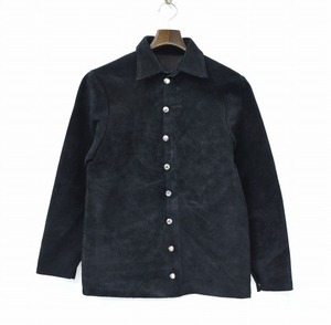 FAR EASTERN ENTHUSIAST ファーイースタンエンスージアスト C.M.M SUEDE SHIRTS スエードシャツ M BLACK FE1502-JK01 F.E.E JACKET