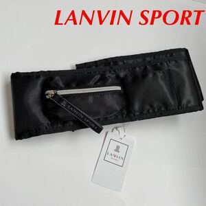  бесплатная доставка / обычная цена 11000 иен LANVINSPORT Lanvin sport Golf сумка имеется талия ремень поясная сумка сумка портфель черный -