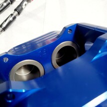 ローバーミニ アルミ４ＰＯＴ １０インチキット　ローバーミニ ブレーキ コンバージョン キット BMC　ＲＯＶＥＲ　MINI COOPER ブルー色_画像9