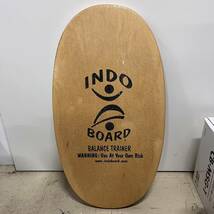 h2379 □中古□ INDO BOARD インドボード ORIGINAL DECK 755×450 ORIGINAL ROLLER バランストレーニング 体幹 筋力 トレーニング用品 _画像4