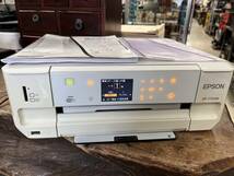 h2358 □中古□ EPSON エプソン EP-775AW C491C カラリオ プリンター インクジェット複合機 2012年製 印刷機 動作確認済み _画像2