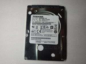 TOSHIBA 2.5インチHDD 1TB　管理番号：S311011