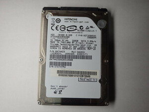 HITACHI 2.5インチHDD 320GB　管理番号：S311012