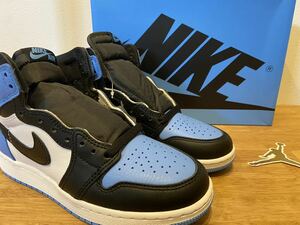 即決23.5cm NIKE GS AIR JORDAN1 Retro High OG University Blue/UNC Toe ナイキ エアジョーダン1 新品国内正規品　FD1437-400