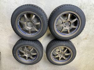 ウェッズアルミホイールセット ダンロップスタッドレスタイヤ 185／55R15