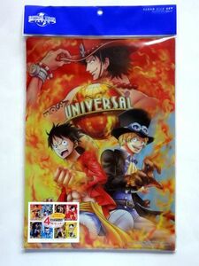 【廃盤】 USJ 限定★ONE PIECE ワンピース/クリアファイル 4枚 セット/ワンピース プレミア サマー 2015★送料250円～