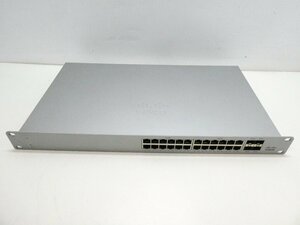 1円スタート●【ジャンク】CISCO Meraki　MS120-24P　24ポート PoE+ によるギガビット アクセススイッチ●