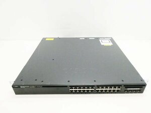 1円スタート●CISCO Catalyst WS-C3650-24TS-S V04スイッチ 初期化済み●