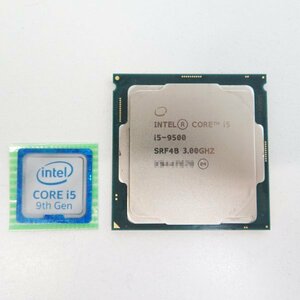 〇Intel Core i5 9500【SRF4B/3.00GHz/LGA1151/6コア6スレッド/CPU】