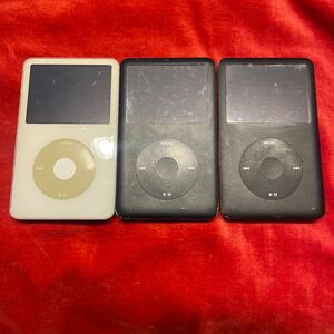 Apple iPod classic 第5世代 A1238 A1136 修理 パーツ取り等に　動作未確認　3個　まとめ