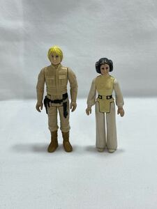 オールド ケナー Kenner フィギュア スターウォーズ レイア姫・ルーク Leia Princess・Luke アンティーク 77年・80年 2点セットです