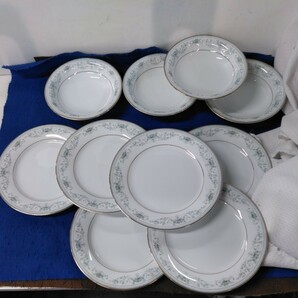 g_t P990 中古 オールドノリタケ Noritake 2600 NOBLE スープ皿 4枚 プレート 6枚 まとめ売り♪ 洋食器の画像1