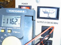 VOLTAGE REGULATOR スライダック 0〜130V MAX.20A _画像6