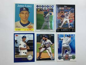 ★ジェームズ・ローニー 6枚【James Loney】2002年、MLBドラフト1巡目（全体19位）でロサンゼルス・ドジャース