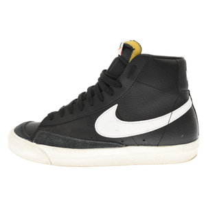 NIKE ナイキ BLAZER MID '77 VNTG ブレーザー ヴィンテージ ハイカットスニーカー ブラック US9/27cm BQ6806‐002