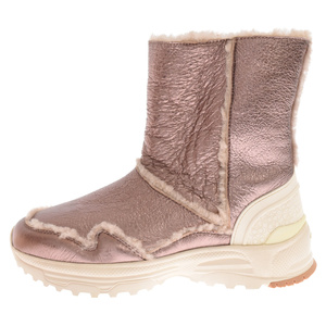 COACH コーチ signature shearling boots シグネチャームートンブーツ ピンク