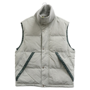 HERMES エルメス 23AW Zip Up Vest ジップアップベスト グレー