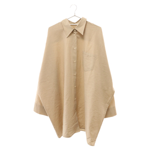 Acne Studios アクネ スティディオス Mushroom Beige Oversized Shirt オーバーサイズ 長袖シャツ XXS ベージュ レディース BLOU000398