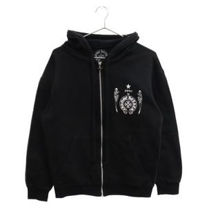 CHROME HEARTS クロムハーツ CH Foti Mahalia フォティ マハリア ジップパーカー ブラック