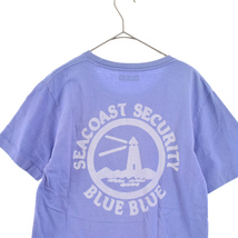 ブルーブルー Lighthouse Printe Tshirt 灯台 プリント 半袖 Tシャツ パープル_画像4