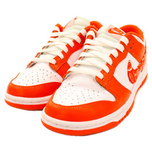 NIKE ナイキ WMNS Dunk Low ESS Orange Paisley ウィメンズ ダンク ローカットスニーカー オレンジペイズリー US6.5/23.5cm DH4401-103_画像3