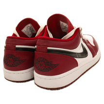 NIKE ナイキ AIR JORDAN 1 LOW NOBLE RED エアジョーダン ロー ノーブルレッド ローカットスニーカー レッド US11/29cm 553558‐604_画像4