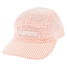 SUPREME シュプリーム 21SS 2-TONE Ripstop Camp Cap リップストップ キャンプキャップ ボックスロゴ 帽子 ホワイトxレッド_画像1