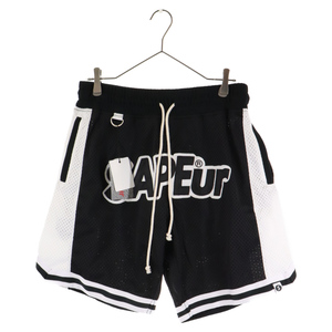 SAPEur サプール Basketball Short バスケットボールメッシュショーツ ブラックA0022-152