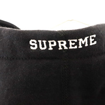 SUPREME シュプリーム 20SS S Logo Hooded Sweatshirt キルティング Sロゴ プルオーバーパーカー ブラック_画像3