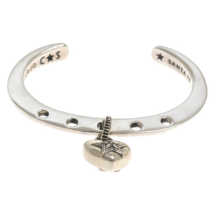 CODY SANDERSON Cody - Thunder sonLucky Charm Bracelet -Heart Charm Lucky charm Heart bangle silver 