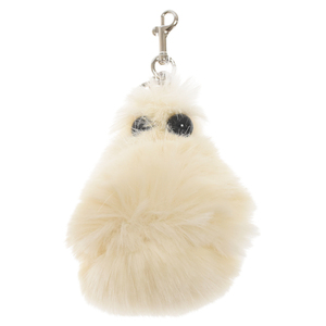 STELLA McCARTNEY ステラマッカートニー Fur Keychain ファー キーチャーム ホワイト 446244 W9930