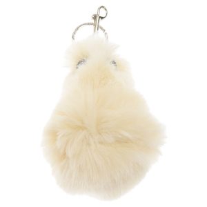 STELLA McCARTNEY ステラマッカートニー Fur Keychain ファー キーチャーム ホワイト 446244 W9930