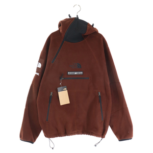 シュプリーム 22AW×Steep Tech Fleece Pullover ザノースフェイス スティープテック プルオーバー フリース ブラウン NA52208I