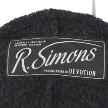 RAF SIMONS ラフシモンズ 22SS Oversized Knitted Jumper 212M84050002 ロゴパッチオーバーサイズニット長袖セーター グレー_画像3