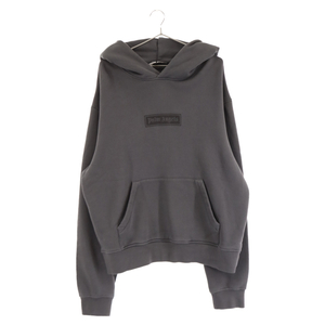 Palm Angels パームエンジェルス Hombre Hoodie フロントロゴ プルオーバーパーカー グレー PMBB113F22FLE0031001