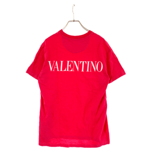 VALENTINO ヴァレンチノ LOGO PRINT TEE ロゴプリント 半袖Tシャツ ピンク XV0MG10V8H0