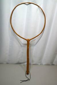  unused wooden sweetfish scoop net ..damo medium sized frame diameter 34. sphere net sweetfish .. fishing 