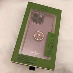 半額　ケイトスペード kate spade iPhone14 pro max iPhoneケース 14Pro max ピンク　ラメ　グリッター　キラキラ　スペード