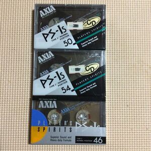 AXIA PS-Ⅰs 46.50.54 ノーマルポジション　カセットテープ3本セット【未開封新品】■■