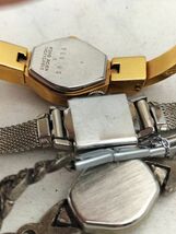 P97 1円～ 不動品/稼動1点含む ジャンク品 ウォルサム WALTHAM セイコー SEIKO クオーツ 手巻き 腕時計 レディース まとめて7点セット_画像7