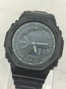 L89 1円～ 稼働品 カシオ CASIO G-SHOCK ジーショック GA-2100 カーボンコアガード クオーツ アナデジ 腕時計 黒 ブラック 男女兼用