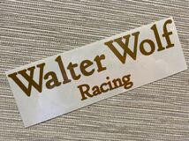 ウォルターウルフ　Walter Wolf　Racing カッティングステッカー　20㎝_画像1