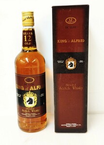 ◆古酒◆未開栓◆king of alfred キングオブアルフレッド 12年 スコッチウイスキー 特級 ◆750ml◆43%◆箱付き