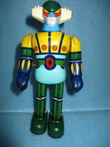 当時物　1970年代　鋼鉄ジーグ　ブリキ　ロボット ゼンマイ歩行　箱付き　日本製　昭和レトロ_画像3