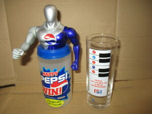  that time thing Pepsiman glass 2 point gift not for sale 