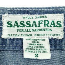 ブリーチカスタム◆SASSAFRAS◆S Fall Leaf Gardener Pantsデニム日本製ササフラスフォールリーフガーデナーパンツ軍パンペインター 749_画像9